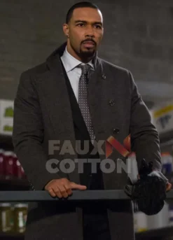 Power Omari Hardwick Wool Coat