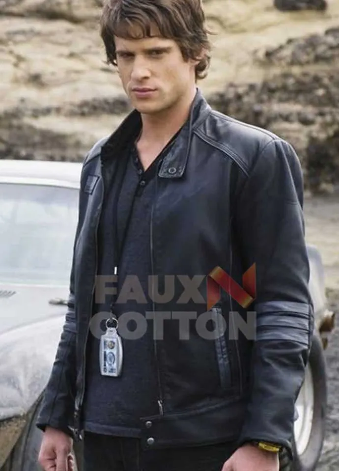 Power Rangers Rpm Dan Ewing Leather Jacket