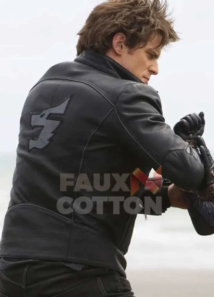 Power Rangers Rpm Dan Ewing Leather Jacket