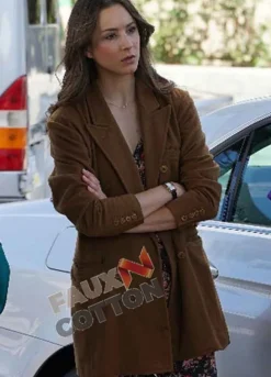 Pretty Little Liars (Troian Bellisario) Spencer Hastings Brown Wool Coat