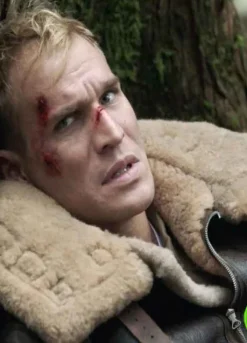 PROJECT BLUE BOOK SEASON 2 (ALEX) WILLEM VAN DER VEGT BLACK LEATHER JACKET