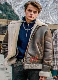 Ragnarok (Fjor Jutul) Herman Tømmeraas Brown Leather Jacket