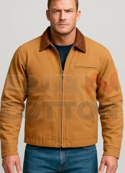 Reacher S02 Alan Ritchson Brown Jacket
