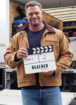 Reacher S02 Alan Ritchson Brown Jacket