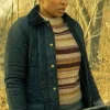 Reacher S03 Dominique Kohl (Mariah Robinson) Blue Quilted Jacket