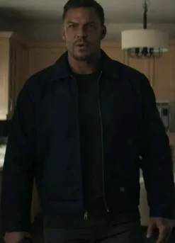Reacher S02 Jack Reacher Black Jacket