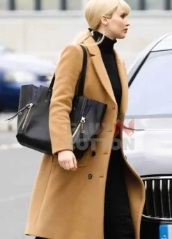 Red Sparrow Jennifer Lawrence Brown Coat