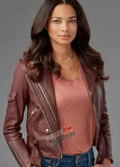 Redemption in Cherry Springs (Melanie Abrams) Rochelle Aytes Leather jacket