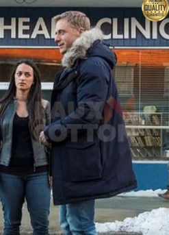 Resident Alien Alan Tudyk  ( Harry Vanderspeigle ) Fur Jacket