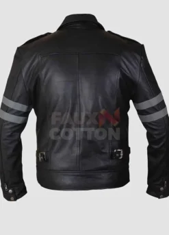 Resident Evil 6 Leon S. Kennedy Black Leather Jacket