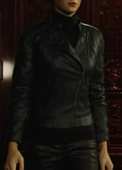 RESIDENT EVIL INFINITE DARKNESS (SHEN MAY) JONA XIAO LEATHER JACKET