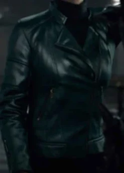 RESIDENT EVIL INFINITE DARKNESS (SHEN MAY) JONA XIAO LEATHER JACKET