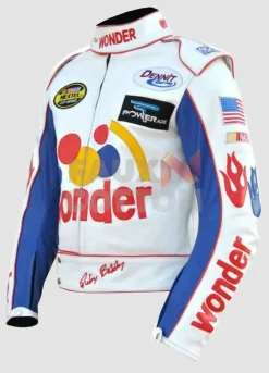 Ricky Bobby Wonder Bread Biker Leather Jacket