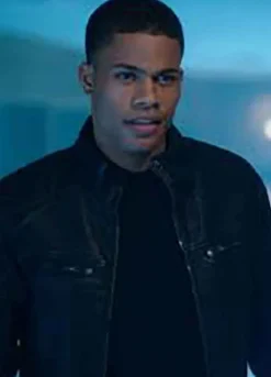 Riverdale (Chuck Clayton) Jordan Calloway Black Leather Jacket