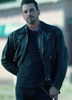 RIVERDALE (FP JONES) SKEET ULRICH LEATHER JACKET