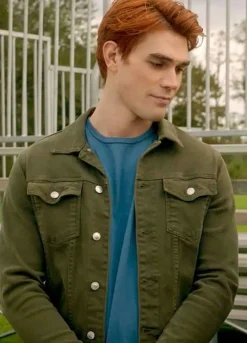 Riverdale Season 3 K.J. Apa (Archie Andrews) Green Cotton Jacket