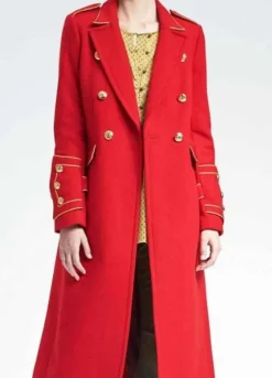 Riverdale Season 5 (Penelope Blossom) Nathalie Boltt Red Wool Coat