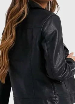 Riverdale Season 5 (Toni Topaz) Vanessa Morgan Black Leather Jacket