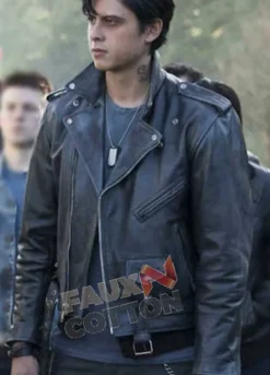 Riverdale (Sweet Pea) Jordan Connor Black Leather Jacket