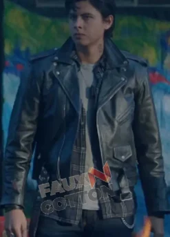 Riverdale (Sweet Pea) Jordan Connor Black Leather Jacket