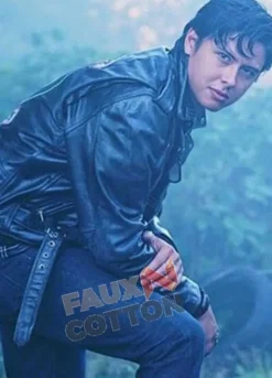 Riverdale (Sweet Pea) Jordan Connor Black Leather Jacket