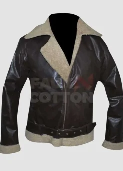 Rocky 4 Balboa Sylvester Stallone Bomber Shearling Jacket