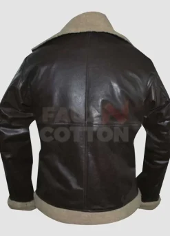 Rocky 4 Balboa Sylvester Stallone Bomber Shearling Jacket