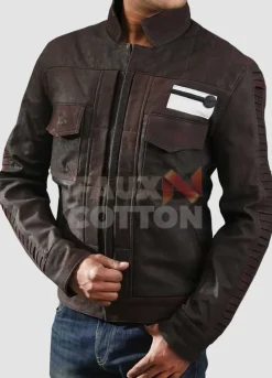 Rogue One Captain Cassian Andor Leather Jacket