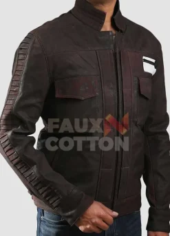 Rogue One Captain Cassian Andor Leather Jacket
