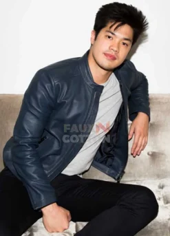 Ross Butler 13 Reasons Why (Zach) Leather Jacket