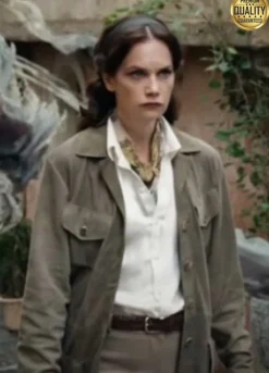 Ruth Wilson His Dark Materials Season 2 Brown Jacket