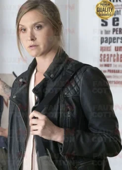 SARAH SOKOLOVIC HOMELAND QUILTED LEATHER JACKET