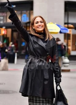 Second Act Jennifer Lopez Leather Coat