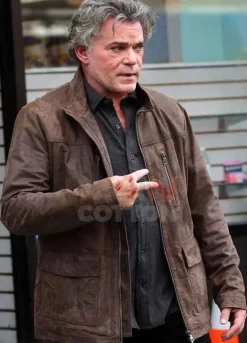 Shades Of Blue Ray Liotta Leather Jacket