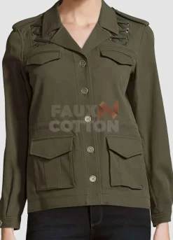 Shadowhunters Alisha Wainwright Green Jacket