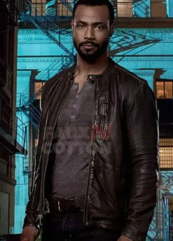 Shadowhunters Isaiah Mustafa Brown Leather Jacket
