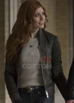 Shadowhunters Katherine McNamara Bomber Jacket