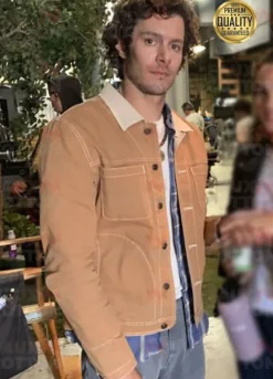 Single Parents Derek ( Adam Brody ) Brown Cotton Jacket