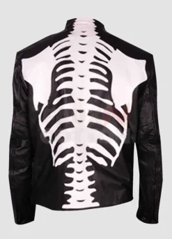 Skeleton Leather Motorcycle Jacket