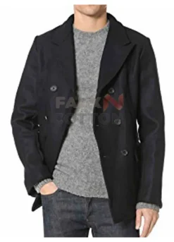 Skyfall Daniel Craig (James Bond) Peacoat For Men's