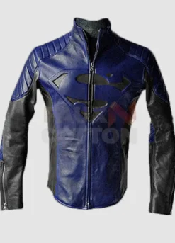 Smallville Superman Blue Leather Jacket