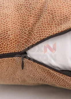 Snake Skin Brown Pillow Covers 18x18 Inch