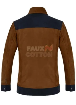 Soft Caramel Brown Cristiano Ronaldo Suede Jacket