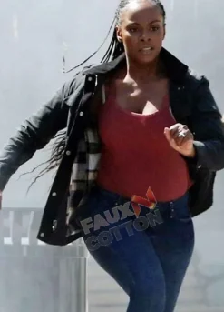 Sonic the Hedgehog 2 (Maddie) Tika Sumpter Black Cotton Jacket