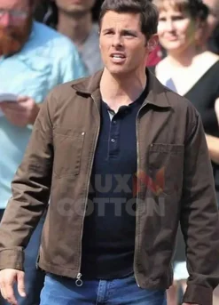 Sonic The Hedgehog James Marsden Brown Cotton Jacket