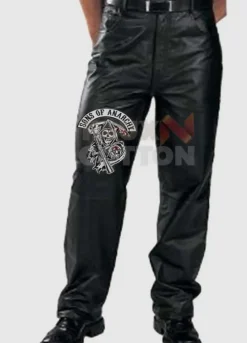 Sons Of Anarchy Charlie Hunnam Leather Pant