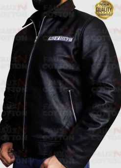 Sons of Anarchy Patch Black Leather Jacket