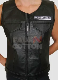 SONS OF ANARCHY WOMEN LEATHER VEST
