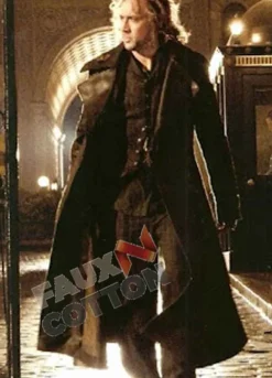 Sorcerer's Apprentice Nicolas Cage (Balthazar) Black Leather Coat