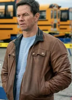 SPENSER CONFIDENTIAL (SPENSER) MARK WAHLBERG LEATHER JACKET